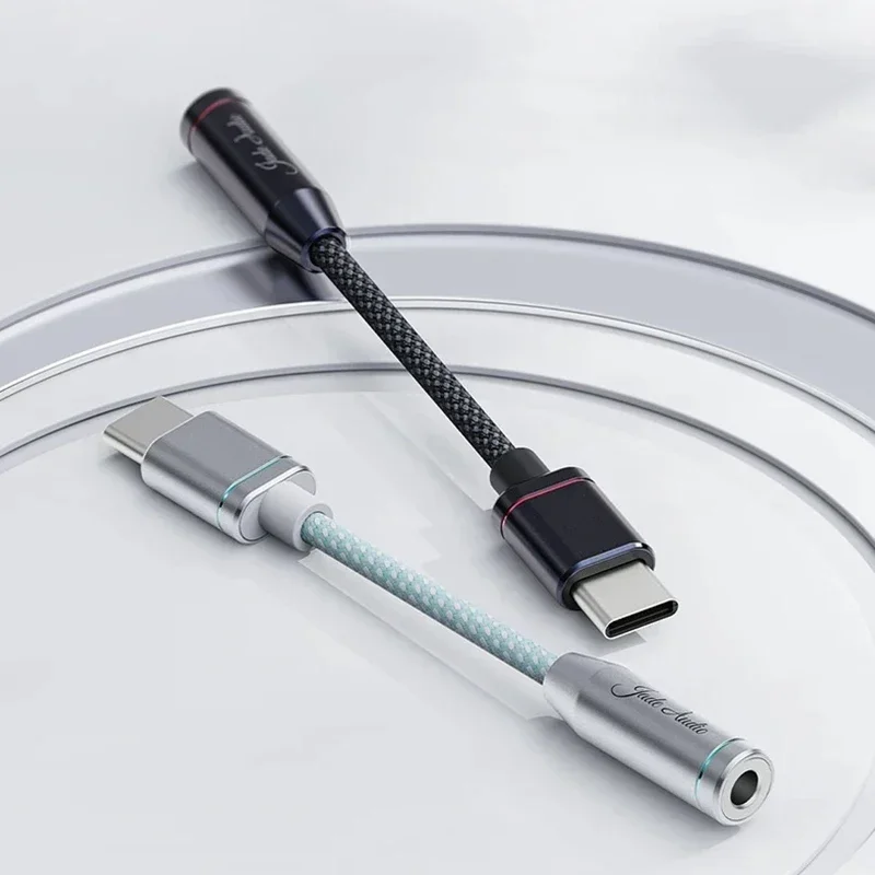 Фото FIIO JadeAudio JA11 HI-RES Тип C на 3,5 мм Аудиоадаптер для наушников USB ЦАП Аудиокабель для телефонов №2