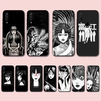 lvtlv japanese horror comic tomie phone case for xiaomi mi 5 6 8 9 10 lite pro se mix 2s 3 f1 max2 3