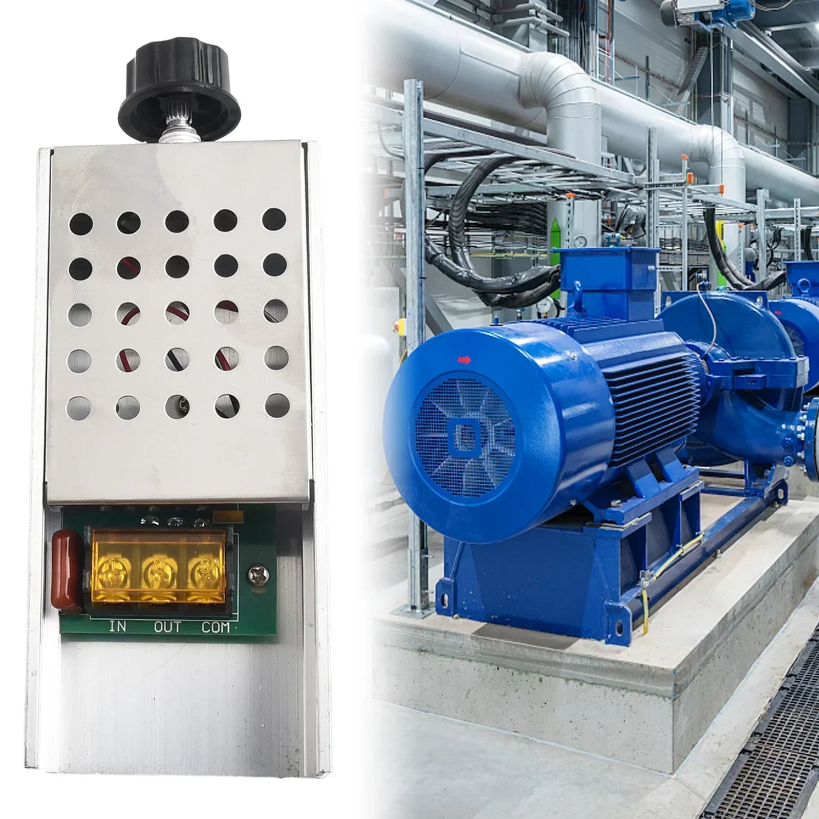 

Надежный регулятор напряжения 6000 Вт, контроллер высокой мощности с диммером SCR для контроля скорости и температуры