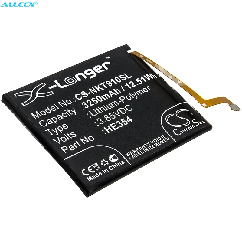 Аккумулятор Cameron Sino 3250 мАч HE354 для Nokia 9 PureView TA-1082 TA-1087