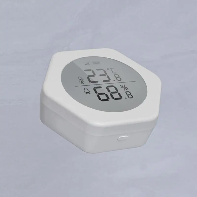 

Wifi Thermometer Detector Lcd Screen Wireless Temperature Humidity Sensor Real-time Monitoring Zigbee Sig-mesh Indoor