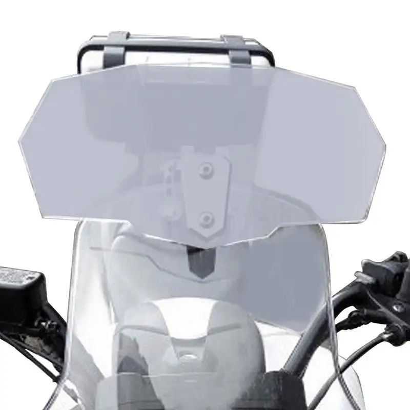 

Acrylic Motorcycle Windscreen Extension Motorcycle Wind Deflector Extender Spoiler Air Windshield Deflector Compatible With Most