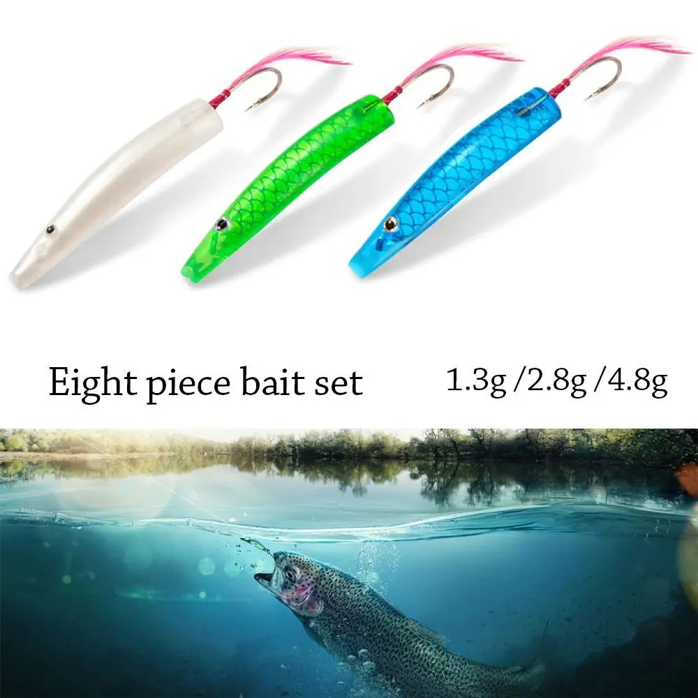 

6Pcs/box New Hard Bluefish Yumizuno Japan Trolling Fishing Lure Fishing Swimbait decoys 1.3g 2.8g 4.8g Spoon bait