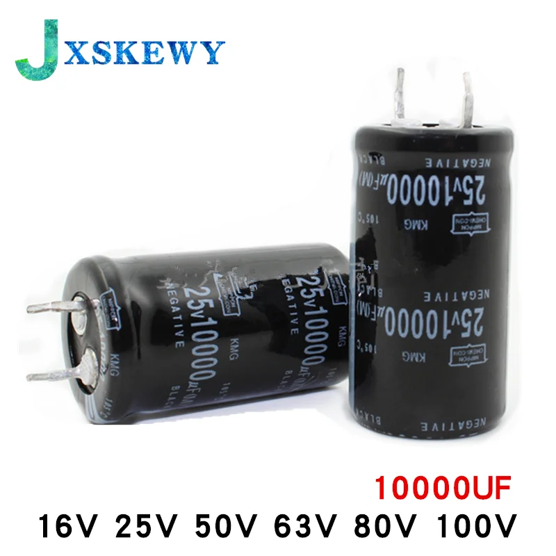 

1pc Good quality 16V 25V 50V 63V 80V 100V 10000UF Radial DIP Aluminum Electrolytic Capacitors Tolerance 20%