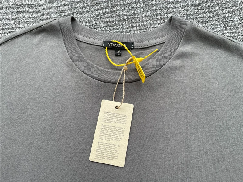 Футболка оверсайз для мужчин и женщин тенниска из тяжелой ткани в стиле хип-хоп