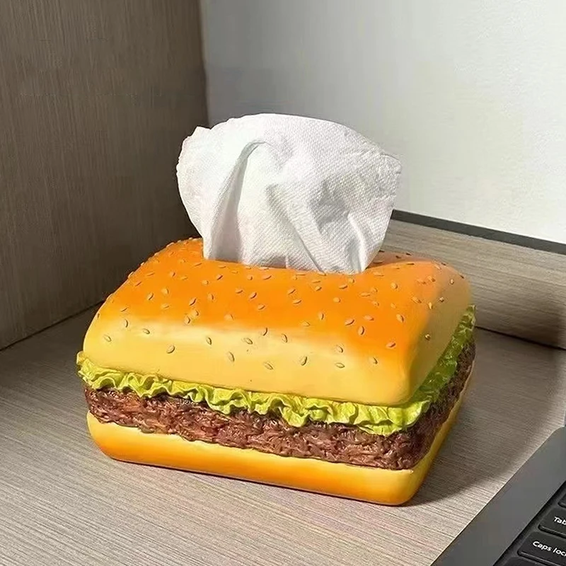 

Декоративная коробка для салфеток в форме гамбургера из плюша