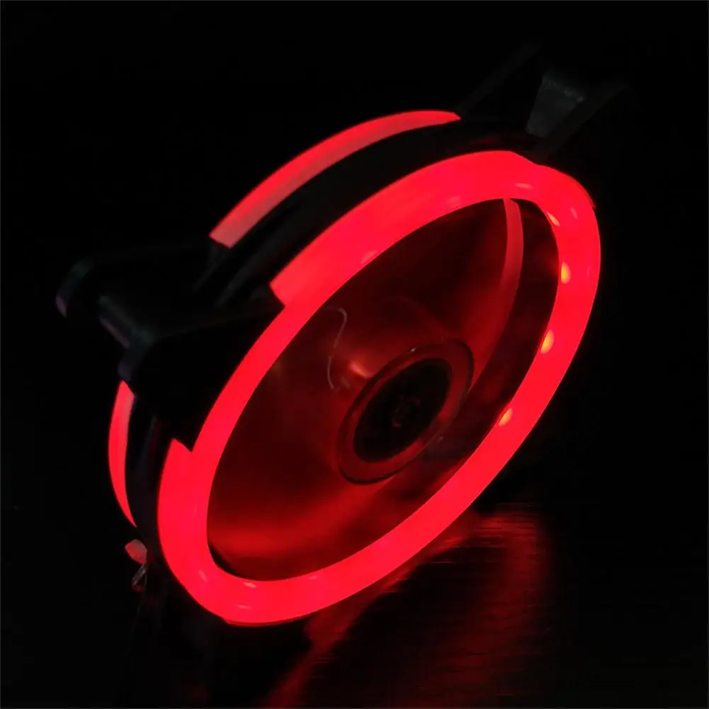 120mm 4pin Rgb Case Fan Cooling Fans Colorful Blue Red White Fluid Bearing LED Computer Cooler Fan Radiator Heat Sink images - 6