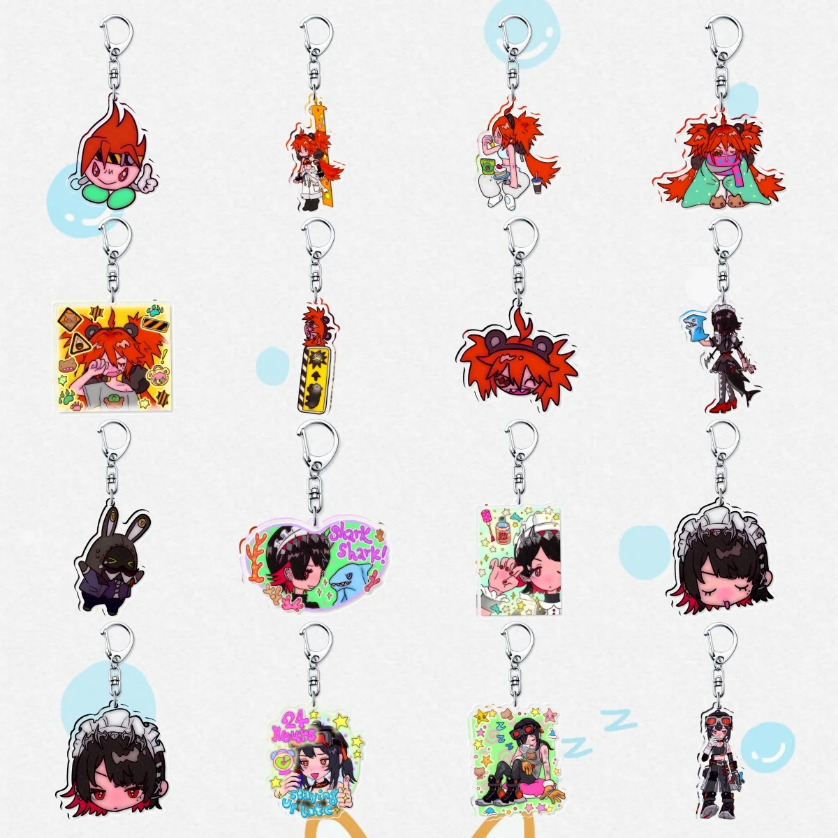 Новая популярная игра Zenless Zone Zero Nicole Demara Билли малыш фон ликаон Брелоки Подвеска