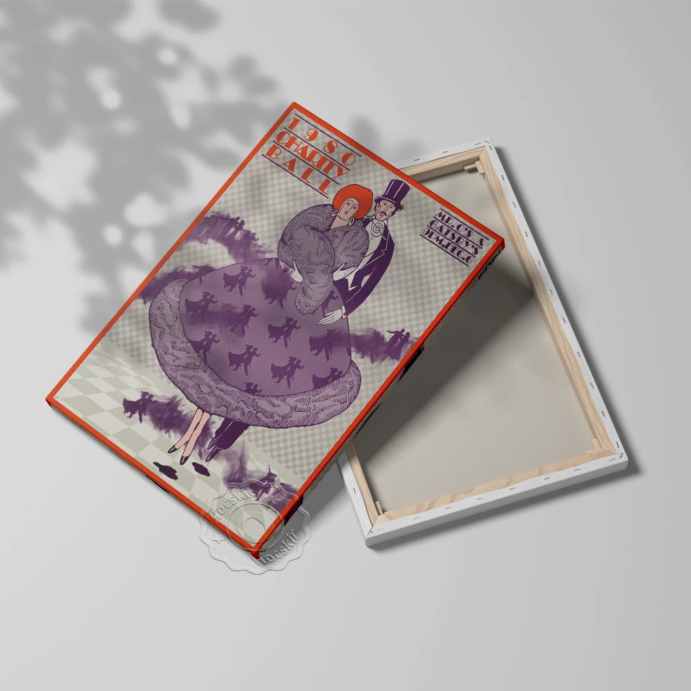 Lanny Sommese благотворительный шар винтажная реклама печать художественный постер