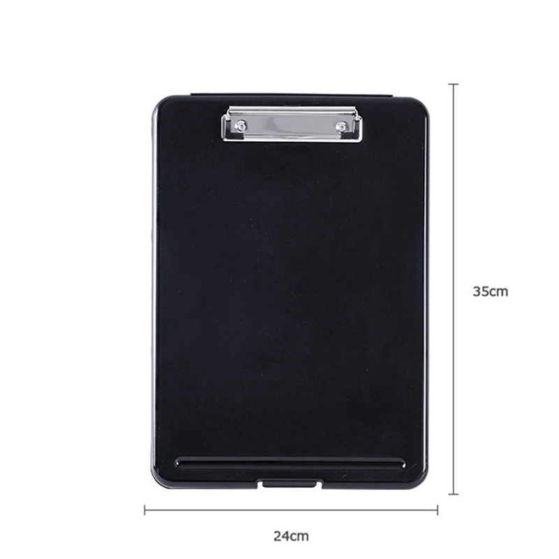 

4X A4 Storage Clipboard File Box Case Document File Folders Clipboard Writing Pad Stationery School Office Supplies
