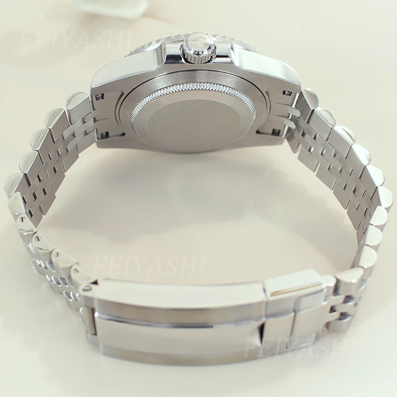 Мужской корпус часов 40 мм юбилейный браслет для Yacht-Master Seiko NH35 NH36 Miyota 8215 ETA 2824