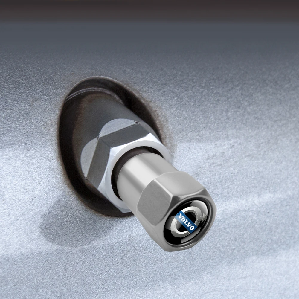 4 шт. металлические колпачки клапанов колес автомобиля для Volvo XC60 XC90 V40 V50 V60 S40 S60 S80L