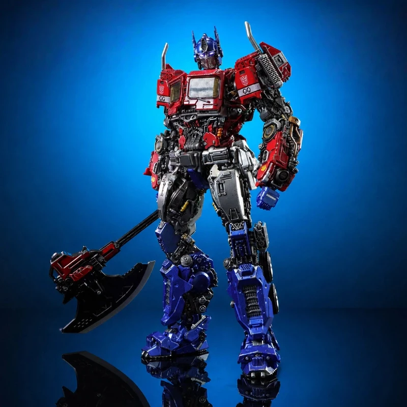 Фото В наличии: 20-сантиметровые сборные фигурки-модели Transformers YOLOPARK, Бамблби и Оптимус Прайм, серия AMK PRO, коллекционные фигурки-игрушки. №3