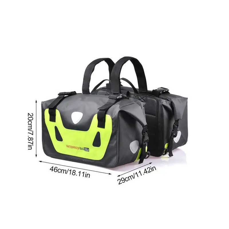 Motorcycle Side Bag Motorcycle Seat Bag Motorcycles Panniers Bag With Protective Cover Side Bags 50L enlarge