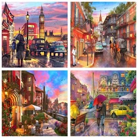 ruopoty acrylic painting by numbers for adults with frame scenery coloring picture drawing by numbers wall pictures for living r