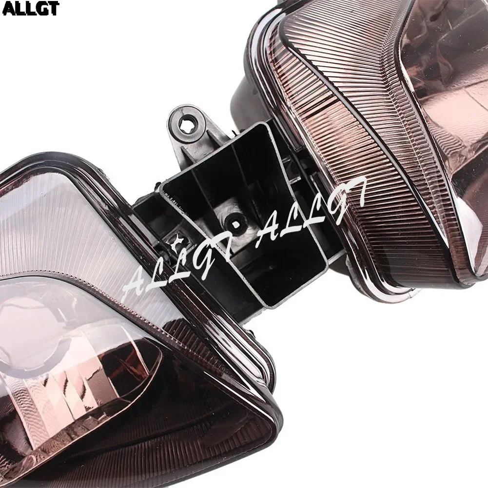 Фара двигателя ALLGT в сборе для YAMAHA R1 1998-1999 коричневый передний фонарь