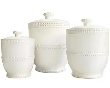 

Набор канистров BIANCA BEAD 3 PC 94 унции, 64 унции, 26 унций.