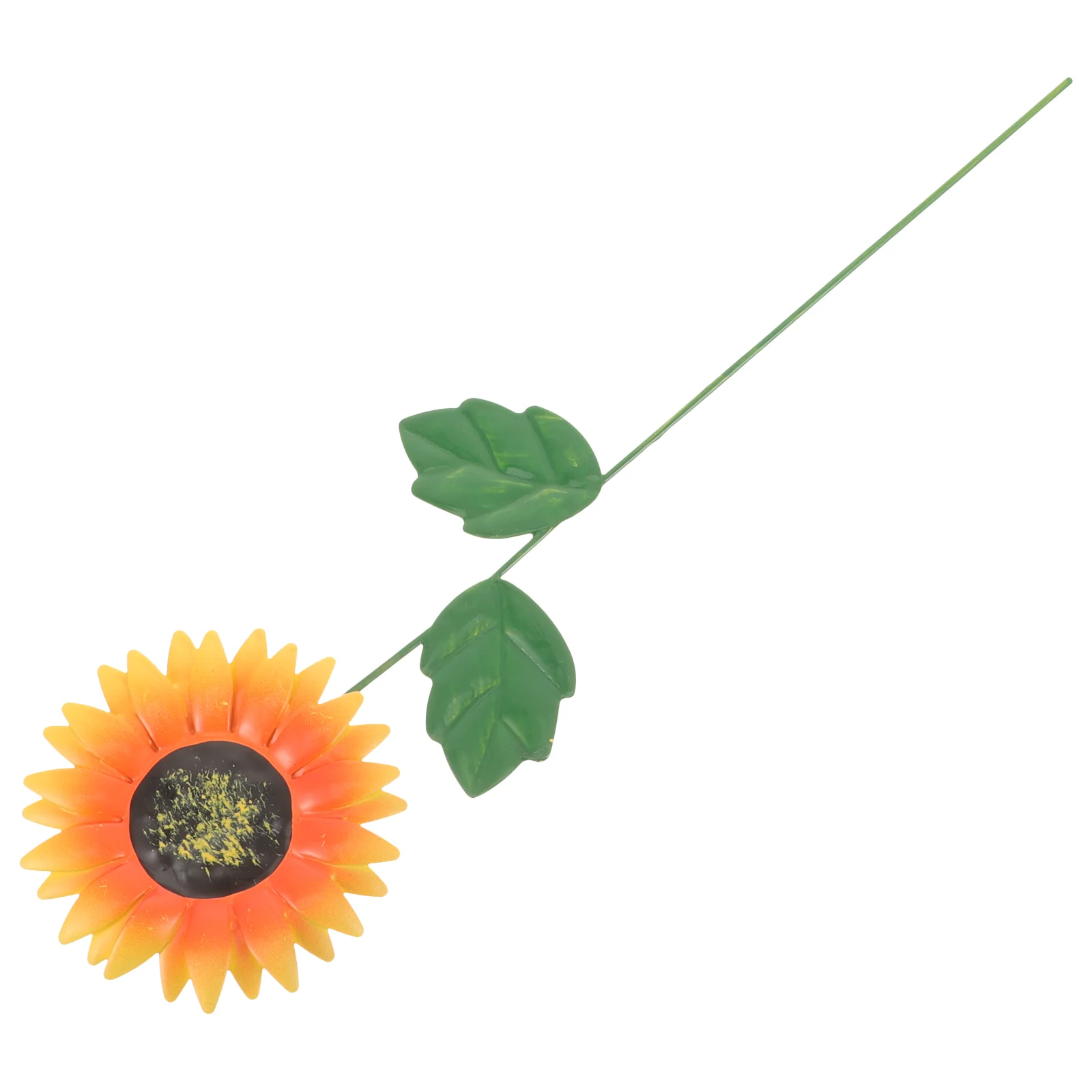 

Flower Stakes Metal Flowers Outdoor Decor Garden Decorations Patio Yard Front Sunflower Home