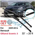 Автомобильные переднее окно лобовое стекло резиновые силиконовые запасные Дворники для Renault GRand Scenic 3 2009-2016 LHDRHD 30 