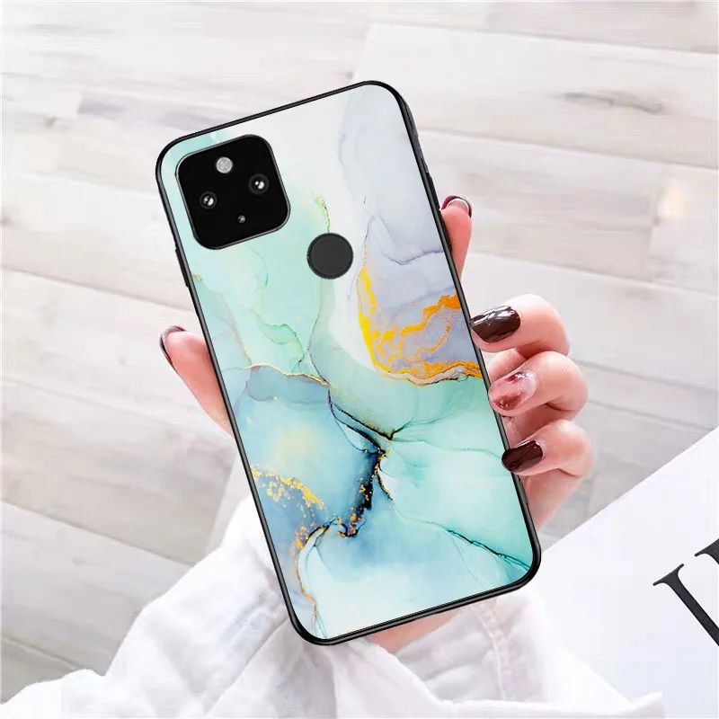 Мраморная фотография для Google Pixel 6 Pro 5A 4A 3A 4 XL 5 3 2 | Мобильные телефоны и аксессуары