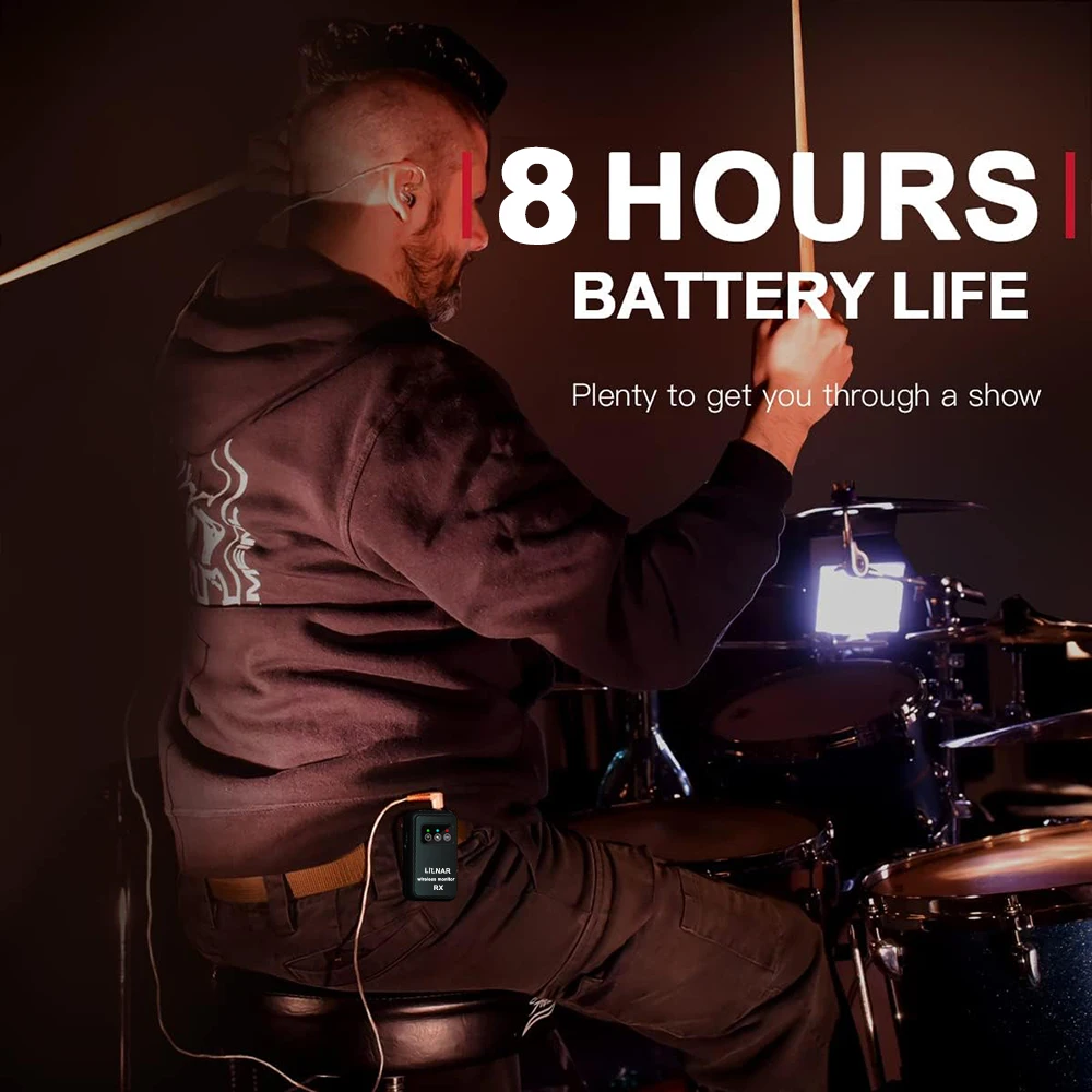 Беспроводная система IEM с приемником-передатчиком беспроводная