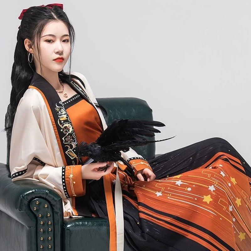 Lanshan Pavilion Moonlit Rabbit Hanfu женская песня вышитые рукава для самолета вытираемый