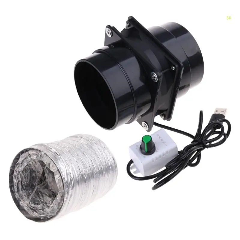 USB регулируемая скорость припой дымопоглотитель ESD вытяжной вентилятор для труб