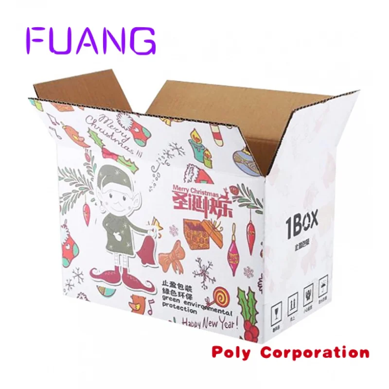 Factory Wholesale Custom Recycled Gift Box Outer Packaging Carton For Christmaspacking box for small businesse