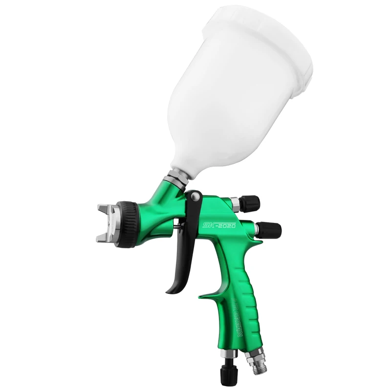 

Hvlp Pneumatic paint spray gun with gravity feed