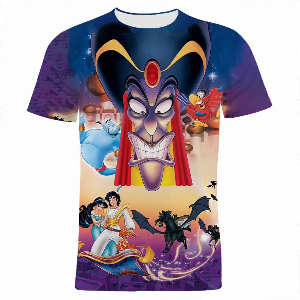 

The Return Of Jafar Men T-shirts Summer Fashion Cartoon Anime Clothes For Children Oversized 3D Print Women T Shirt