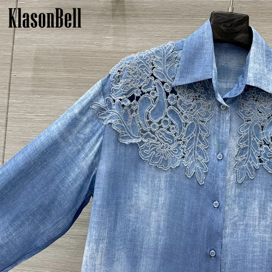 Женская блузка из искусственного шелка с 3 вышивкой и аппликацией