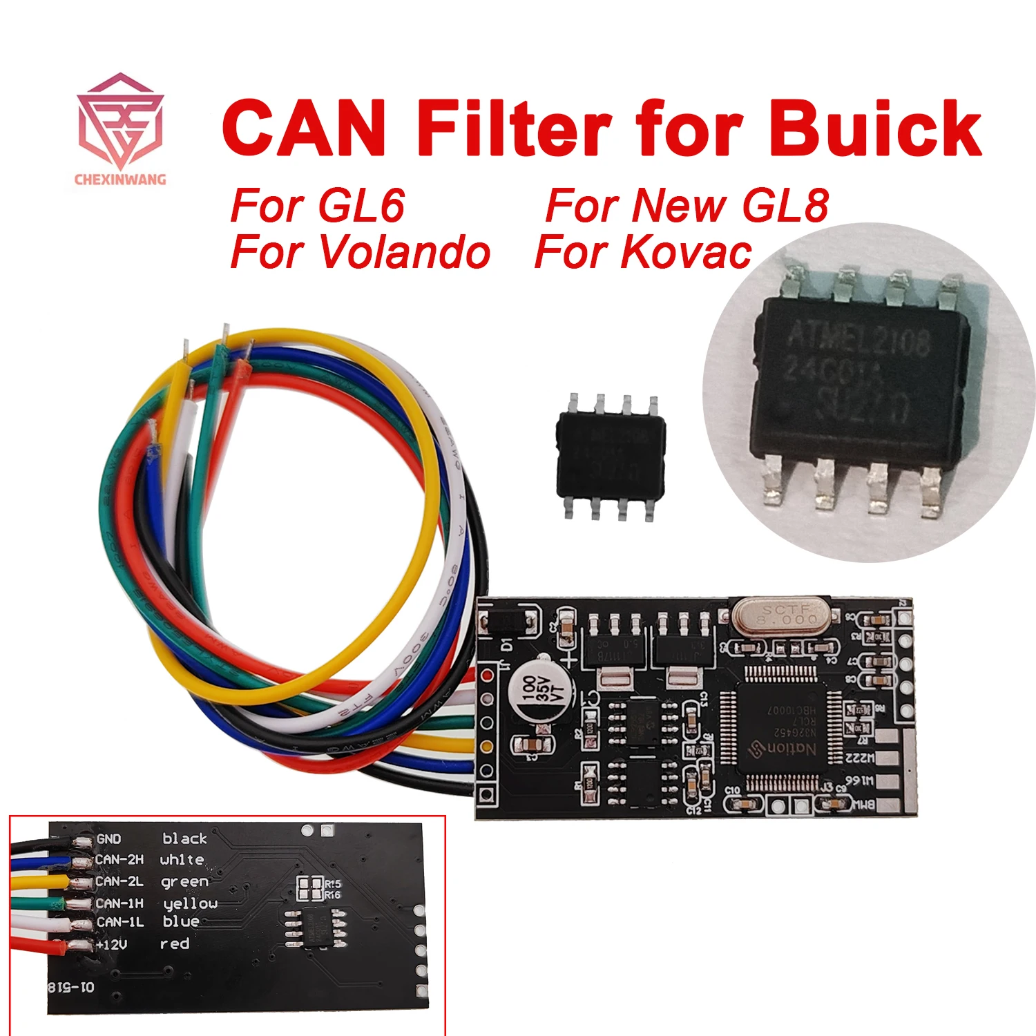 

2023 CAN Filter for Buick For GL6 For New GL8 For Volando For Kovac Blocker Filter Emulator for Kilometer Cluster Calibration