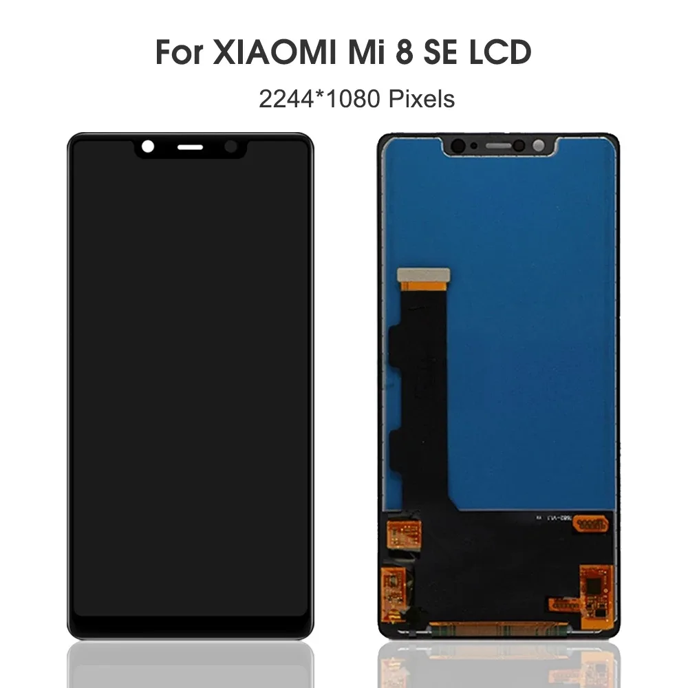 

Подходит для ЖК-экрана MI 8SE, внутренний и внешний встроенный сенсорный экран в сборе, зеркальный ЖК-дисплей