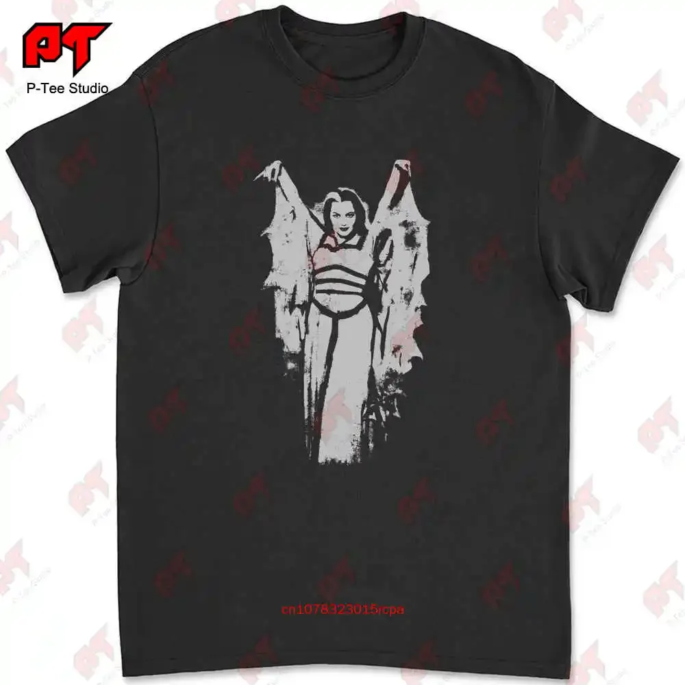 Аутентичная футболка Munsters Tv Show Munster Lily Bat Wing S M L Xl 2Xl новинка I5OU