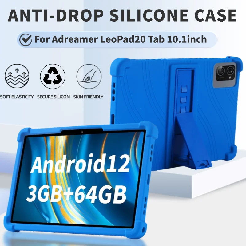 Для Adreamer LeoPad 20 Tab 10 1 дюйма противоударный чехол для планшета Android 13 мягкая