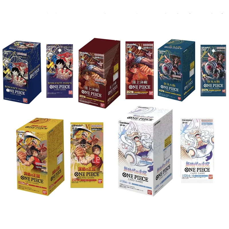 

BANDAI оригинальные аниме цельные игровые карты японская версия OPCG OP01 02 03 04 05 бустер коробка хобби Коллекция Подарочные игрушки