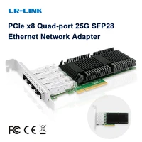 lr link 1027pf 25gb pci e network card nic compatible with intel 800 series controller quad sfp28 port 25g pci express adapter