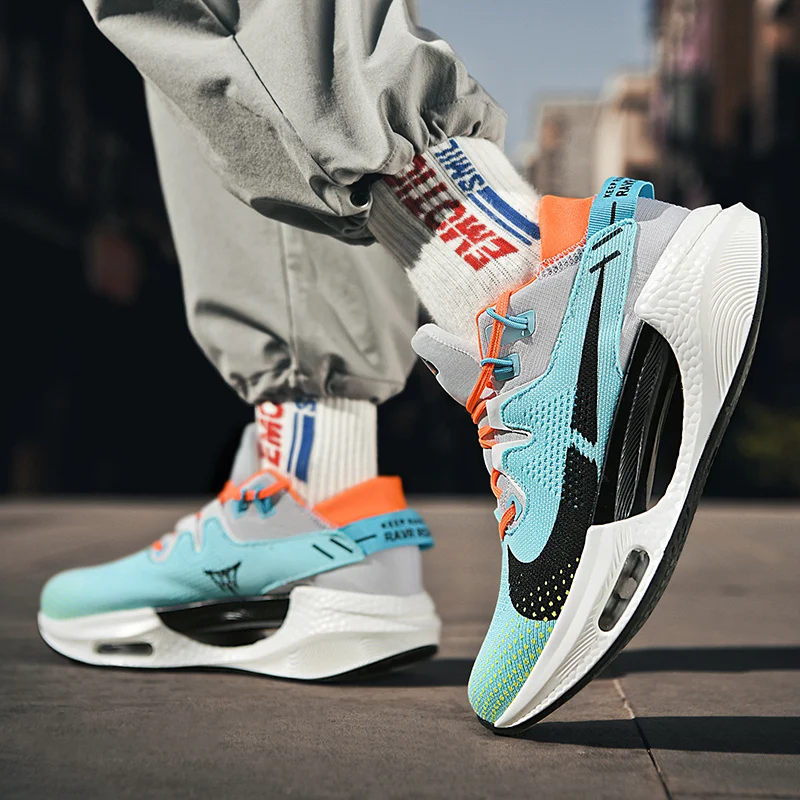 

Мужская спортивная обувь, сетчатые дышащие модные Универсальные кроссовки для пар, уличные удобные теннисные мужские прогулочные туфли