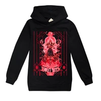 powerful witch hoodies baby boy clothes fashion mysterious painting sweatshirts 2 15y kids autumn spring tops thin hooded coat