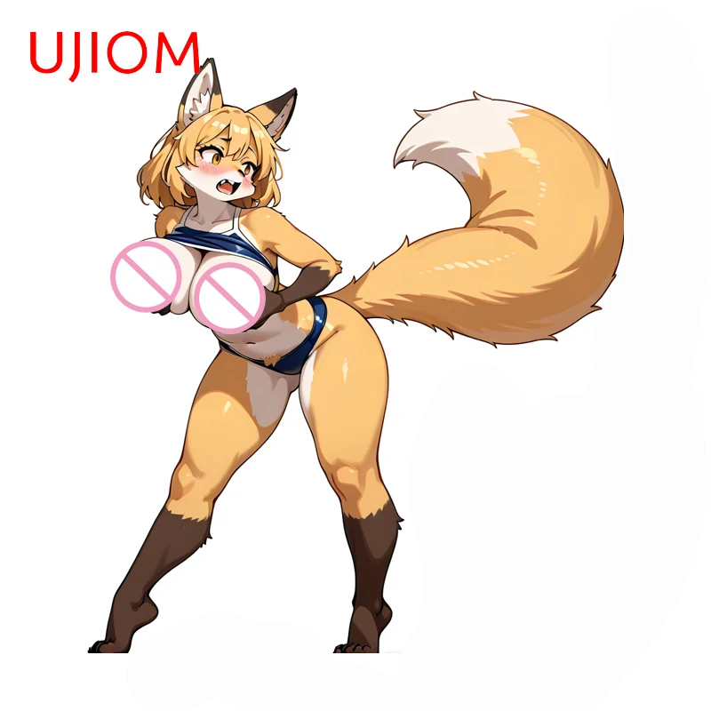 

UJIOM супер сексуальная пушистая наклейка на стену, креативное забавное искусство, сделай сам, оконные наклейки на багажник, водонепроницаемые украшения для ванной комнаты