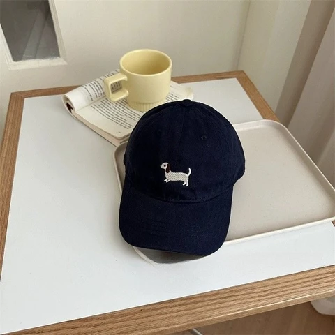 Детская бейсболка GEONYIEEK с вышивкой таксы