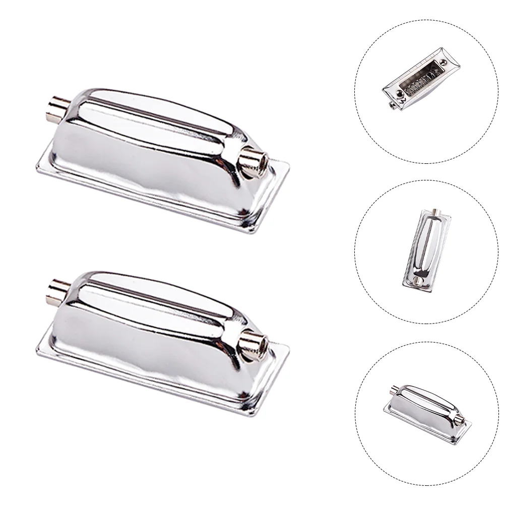 

2pcs replacement drum lugs Metal Snare Drum Lug Double End Tom Ear Drum Set Parts Accessories Replacement