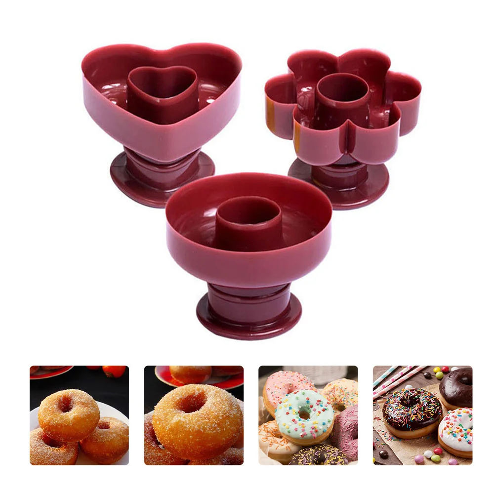 

Donut Doughnut Molds Mould Cookie Cake Baking Flower Stamp Muffin Diy Cups Mold Round Pan Silicone Biscuit Maker Fondant Bagel