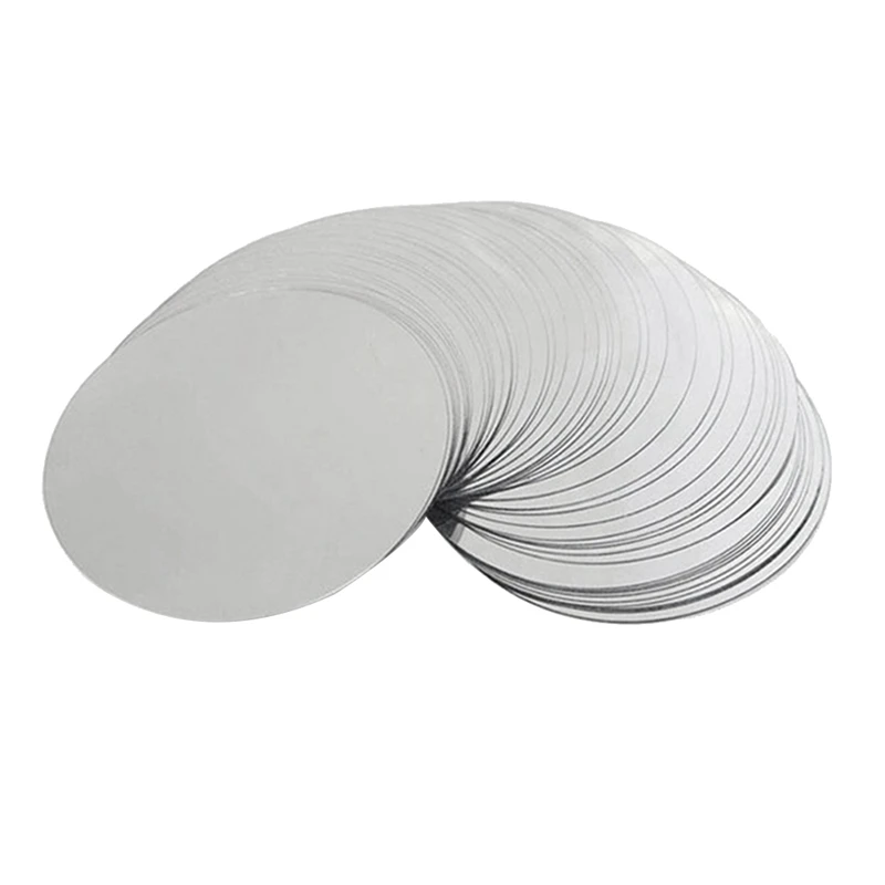 

300 Pcs 3 Inch Silver Wine Pourer Discs Drip-Proof Drop Drip Stop Pouring Pour Spout Pour Wine Thin Slice