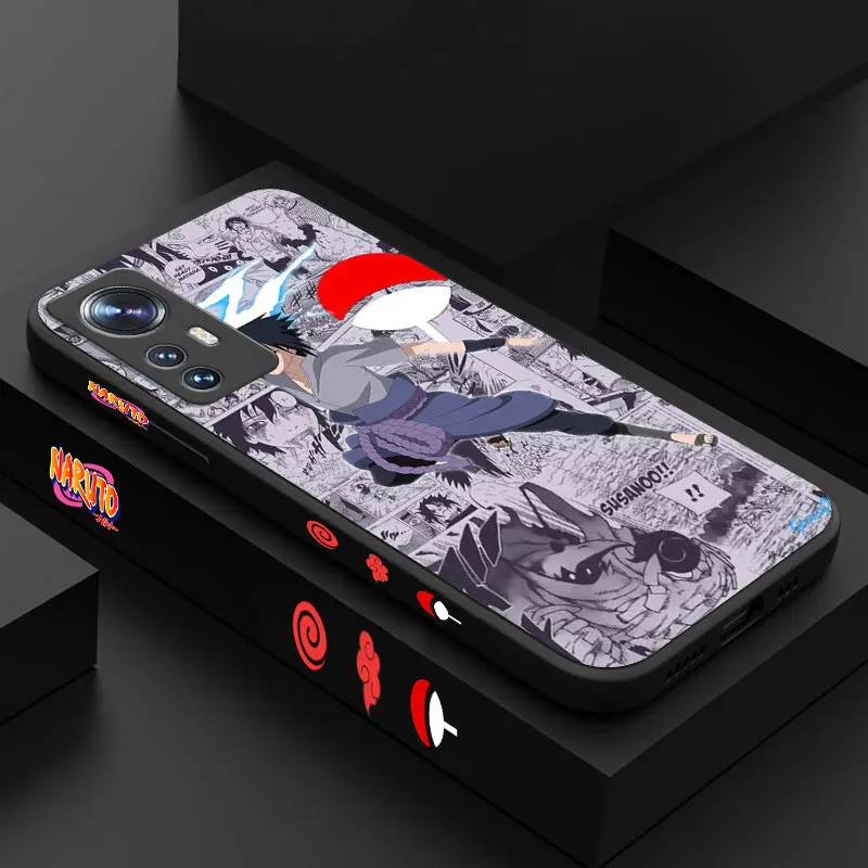 

Phone Case for Xiaomi 12 11T 13 11 12T 10S 10 Pro full cover liquid silicone original soft Funda Naruto-Kakashi