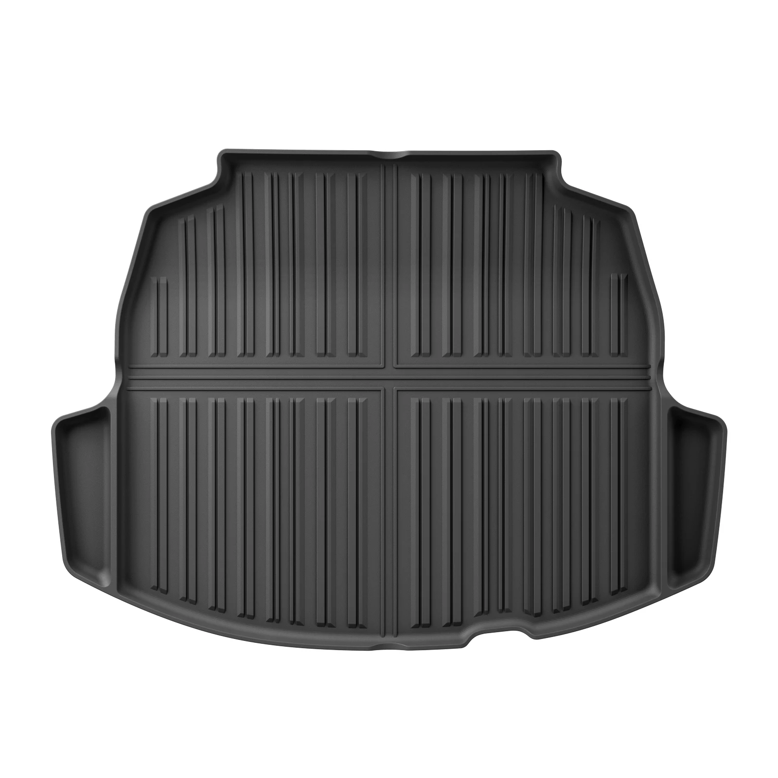 

SMABEE для Toyota Corolla 2019-2024 (не подходит для хэтчбека) Автомобильные коврики для багажника TPE 3D Коврик для ног без запаха Набор подносов черный