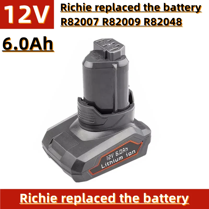 

Battery replacement for 12V electric hand drill, 6000mAh, for Richie tools L1240, R82007, R82009, R82048, etc