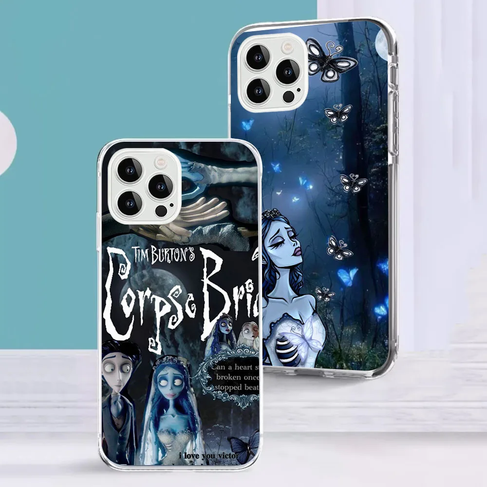 BK-11 Corpse Bride Silicone Case For Moto E20 E30 G24 G5 G5S E6 E6S E6i E7 E7i G10 Play GO Plus Power