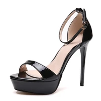 bikinikey straps luxury sandals women 2022 thick sole fashion heels platform shoes woman summer shoe womens