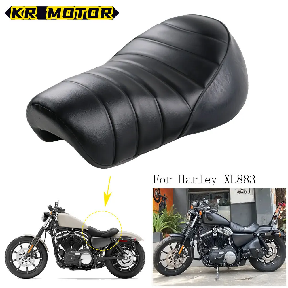 

Motorcycle Accessories Black Solo Driver Seat Soft Front Cushion For Harley Sportster Iron XL 883 N 2016-2022 Moto Part